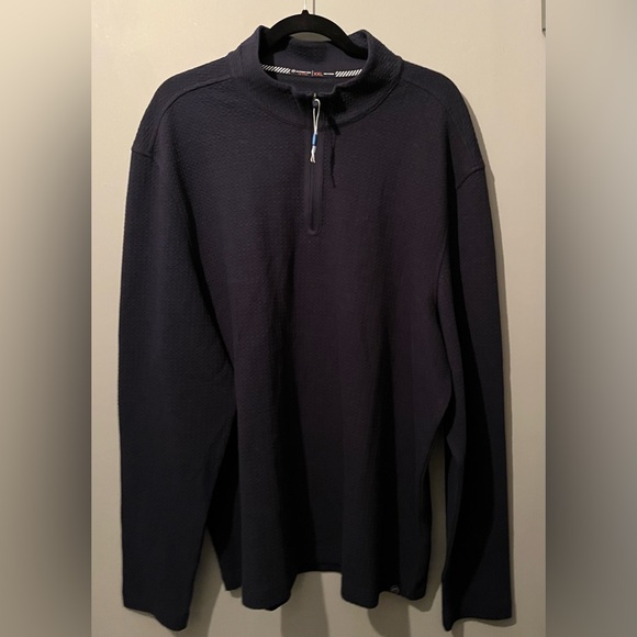 Southern Tide Men's Outbound 1/4 Zip Pullover Navy Blue. XXL. New - no tags